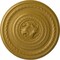 Ekena Millwork Pearl Ceiling Medallion (Fits Canopies up to 1 7/8"), Hnd-Painted Pharaohs Gold, 26 1/4"OD x 1 1/2"P CM26PEPGS - alternate 1